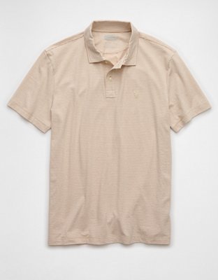 AE 24/7 Club Logo Striped Polo Shirt