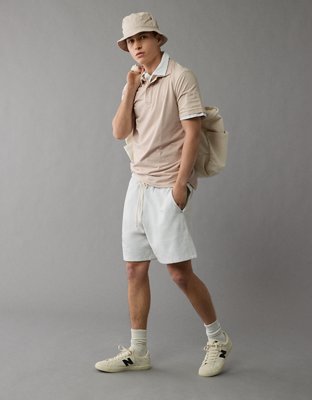 AE 24/7 Club Logo Striped Polo Shirt from American Eagle - $11.98