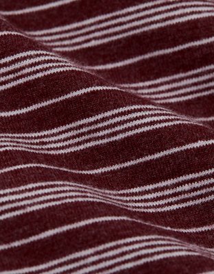 AE 24/7 Club Logo Striped Polo Shirt