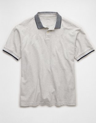 AE Boxy Stretch Pique Polo Shirt