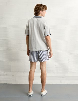 AE Boxy Stretch Pique Polo Shirt