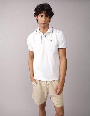 AE Slim Fit Tipped Pique Polo Shirt