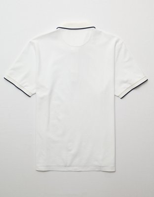 AE Logo Standard Fit Pique Polo Shirt