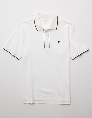 AE Logo Standard Fit Pique Polo Shirt