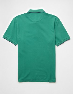 AE Slim Fit Tipped Pique Polo Shirt