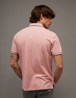 AE Slim Fit Tipped Pique Polo Shirt