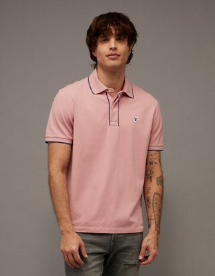 AE Slim Fit Tipped Pique Polo Shirt