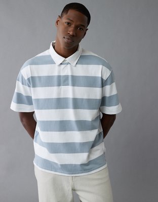 【美品】OVO RUGBY POLO グレー×ネイビー COLOR BLOCK RUGBY POLO - HEATHER GREY – October's Very Own Online US