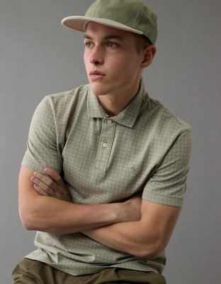AE 24/7 Club Logo Printed Polo Shirt