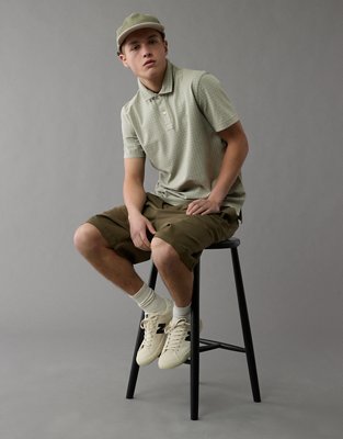 AE 24/7 Club Logo Printed Polo Shirt from American Eagle - $11.98