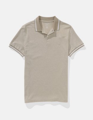AE Slim-Fit Tipped Sweater Polo Shirt