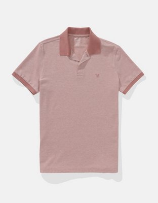 AE Camisa Polo de Piqué Slim Fit Gastada