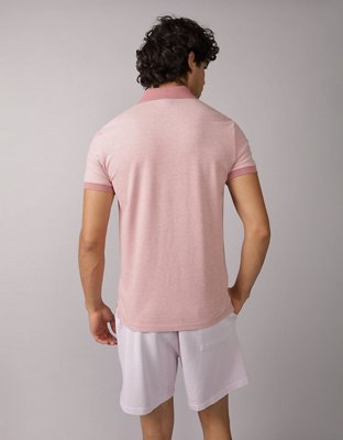 AE Camisa Polo de Piqué Slim Fit Gastada