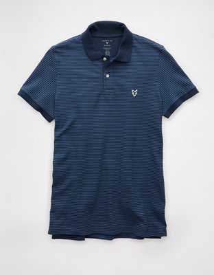 AE Lived-In Slim Fit Pique Polo Shirt
