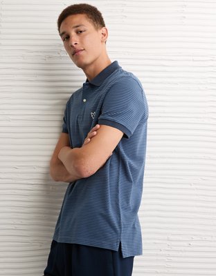 AE Lived-In Slim Fit Pique Polo Shirt