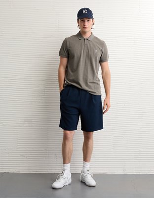 AE Lived-In Slim Fit Pique Polo Shirt