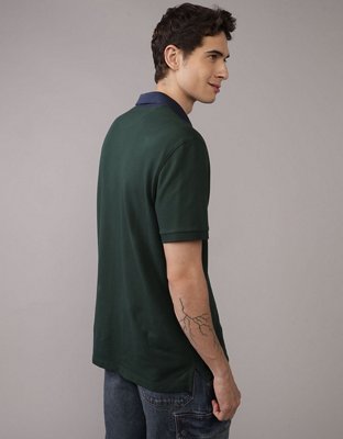 AE Contrast Collar Polo Shirt