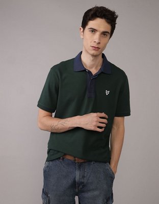 AE Contrast Collar Polo Shirt