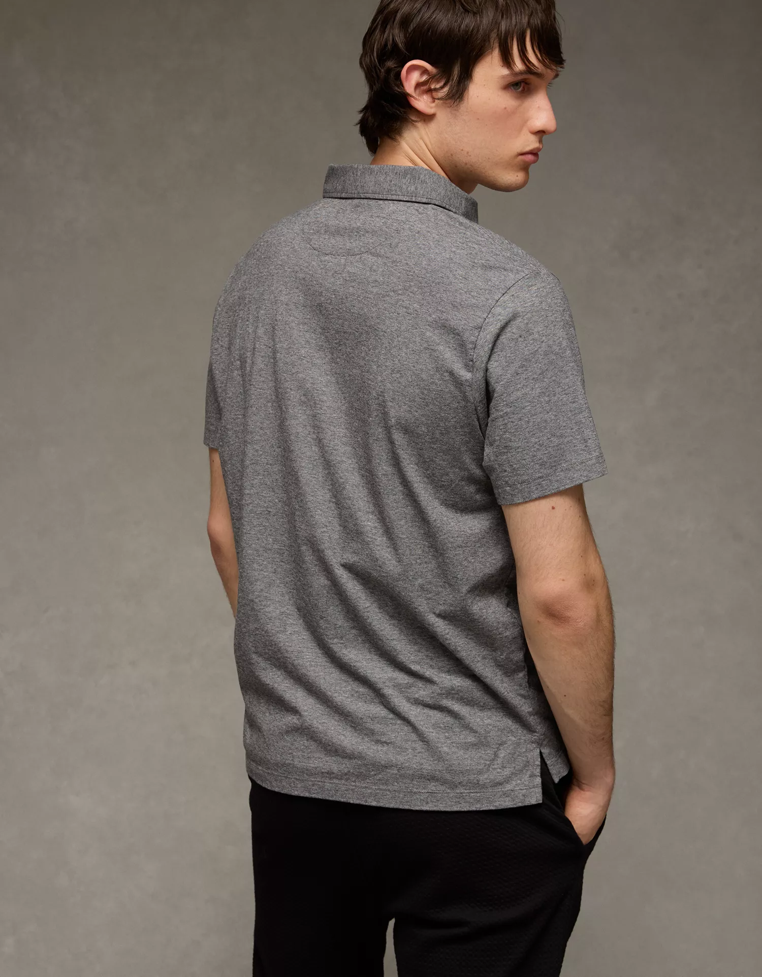 AE 24/7 Standard Fit Club Pique Polo Shirt - thumbnail 2