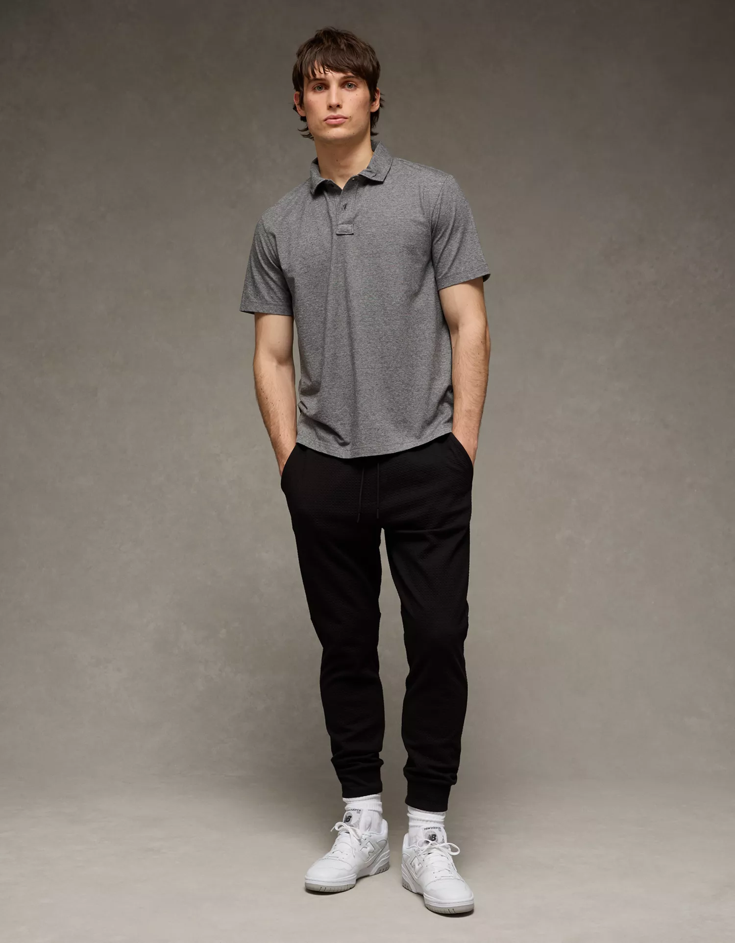 AE 24/7 Standard Fit Club Pique Polo Shirt - thumbnail 5