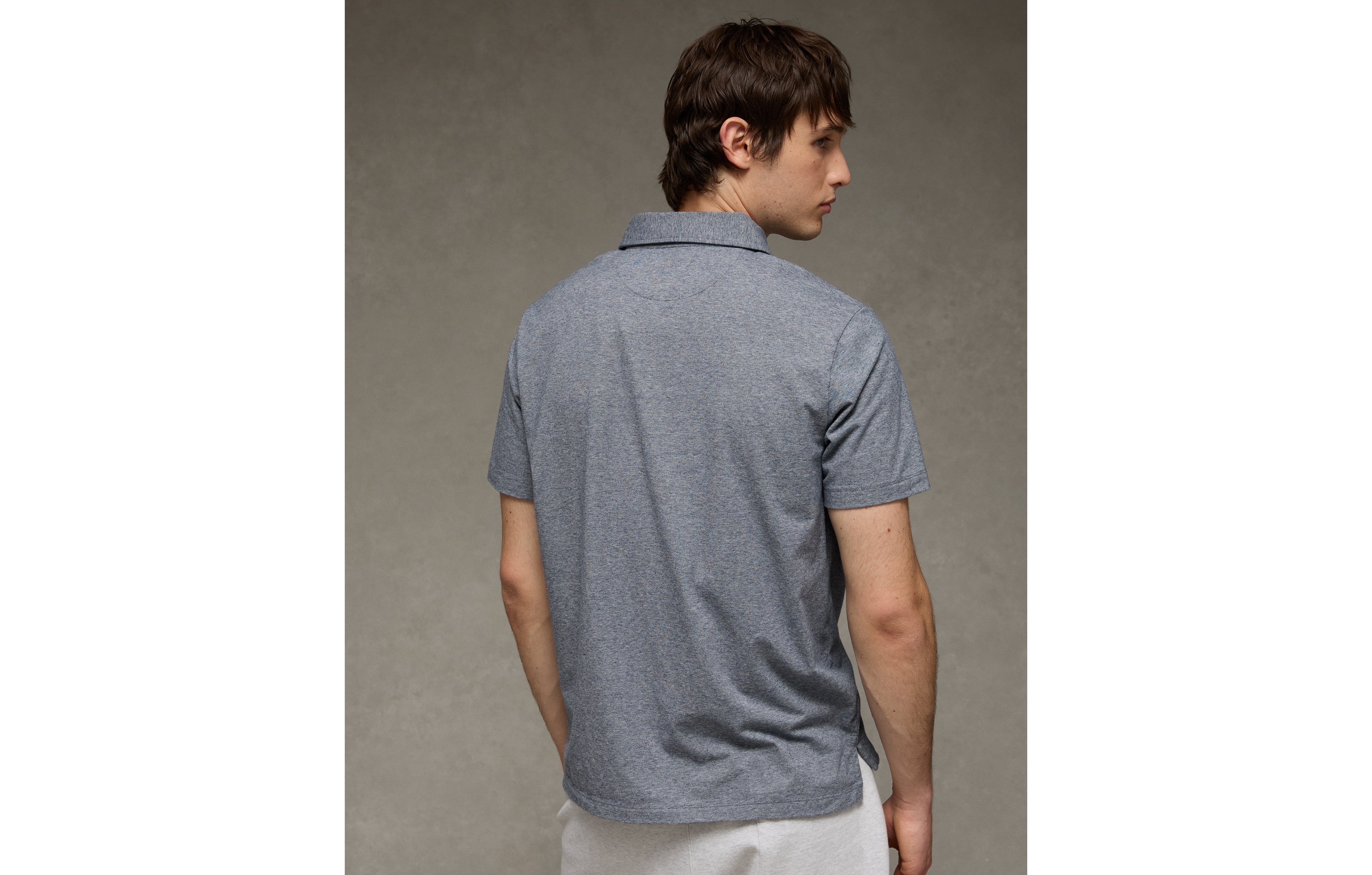 AE 24/7 Standard Fit Club Pique Polo Shirt