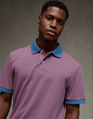 AE 24/7 Standard Fit Club Pique Polo Shirt | American Eagle