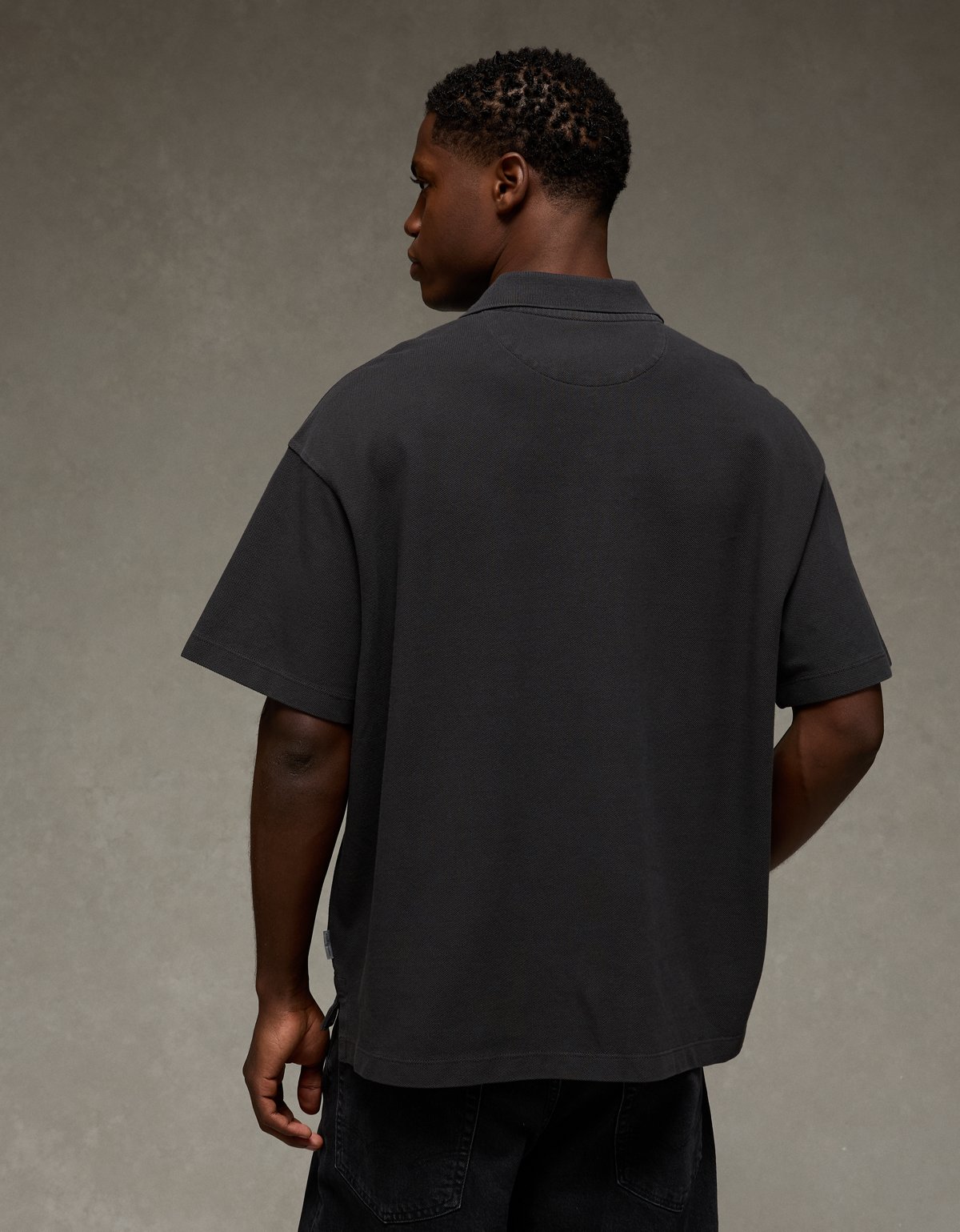 AE Boxy Pique Polo Shirt - image 2