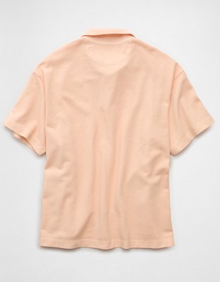 AE Boxy Pique Polo Shirt