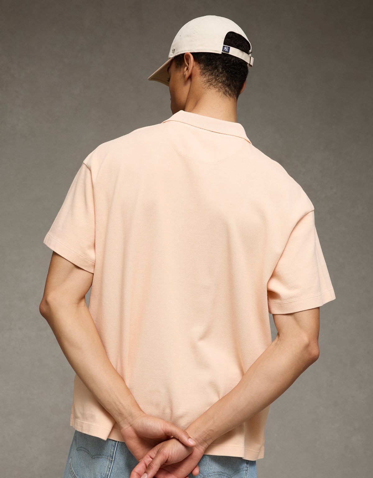 AE Boxy Pique Polo Shirt - image 2