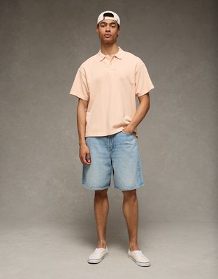 AE Boxy Pique Polo Shirt