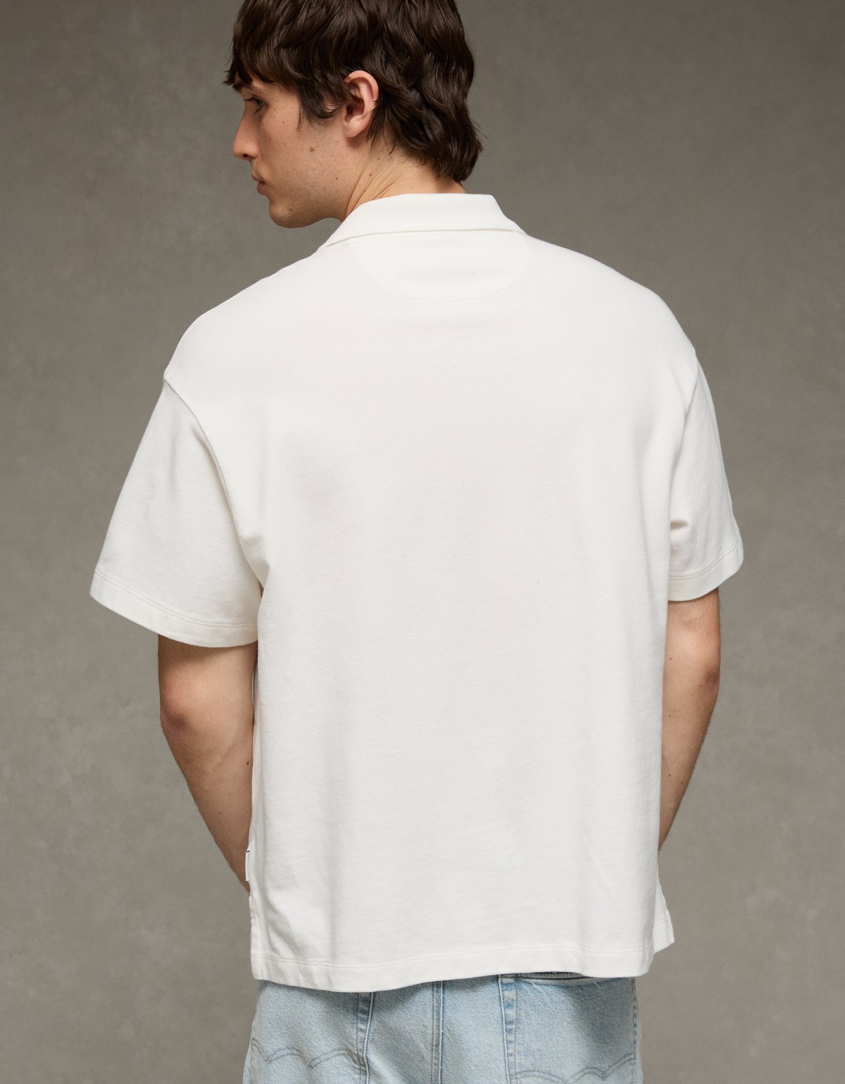 AE Boxy Pique Polo Shirt - image 2