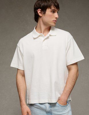 AE Boxy Pique Polo Shirt