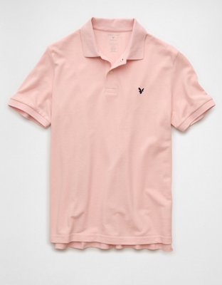 AE Stretch Pique Tipped Polo Shirt