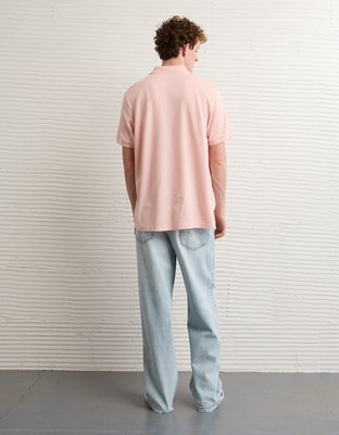 AE Stretch Pique Tipped Polo Shirt