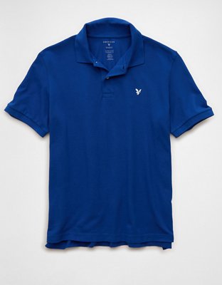 AE Stretch Pique Tipped Polo Shirt