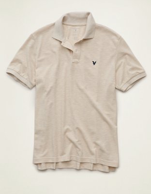 Polo piqué à logo de coupe standard AE