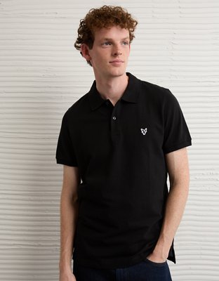 AE Icon Slim Fit Pique Polo Shirt
