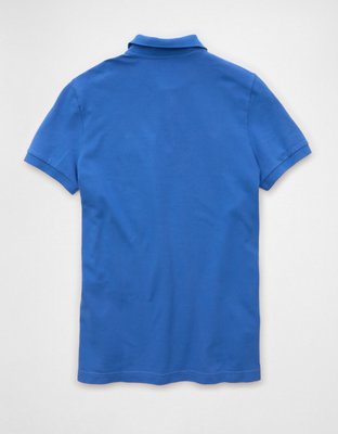 AE Slim Fit Logo Pique Polo Shirt