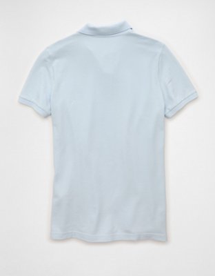 AE Slim Fit Logo Pique Polo Shirt