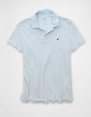 AE Slim Fit Logo Pique Polo Shirt
