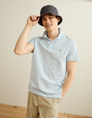 AE Slim Fit Logo Pique Polo Shirt