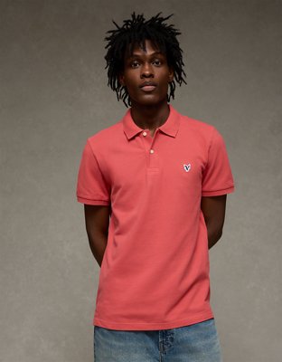 AE Icon Slim Fit Pique Polo Shirt