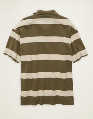 AE Boxy Fit Pique Polo Shirt