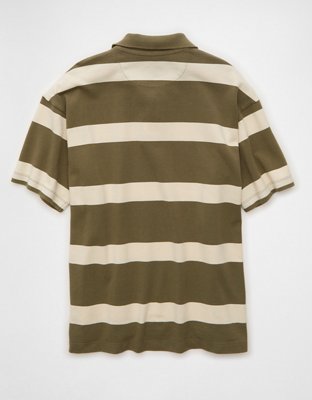 AE Boxy Fit Pique Polo Shirt