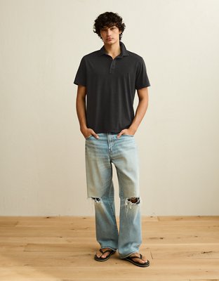 AE Standard Fit Lightweight Polo Shirt from American Eagle - $39.95