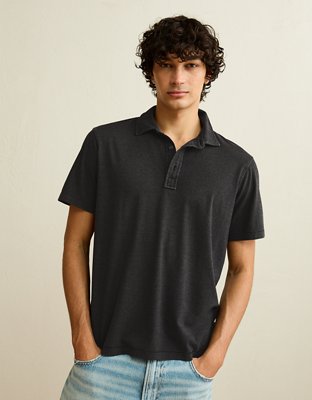 AE Standard Fit Lightweight Polo Shirt