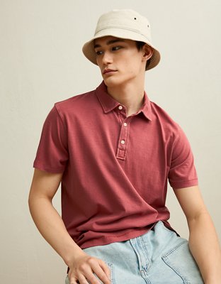 AE Standard Fit Lightweight Polo Shirt