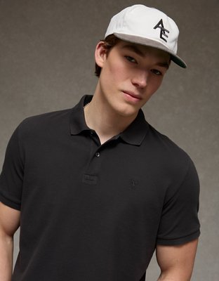 AE Standard Fit Lived-In Pique Polo Shirt from American Eagle - $29.95