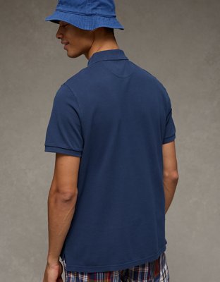 AE Lived-In Pique Polo Shirt