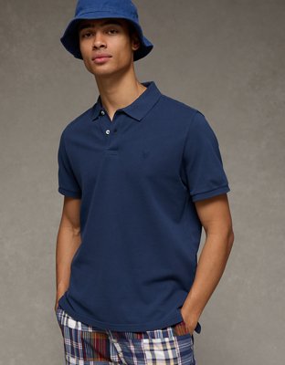 AE Lived-In Pique Polo Shirt